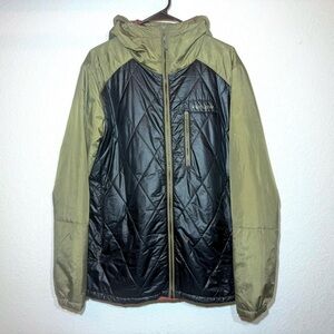 Flylow Men's Mid-layer Quilted Micropuff Hooded Down Jacket